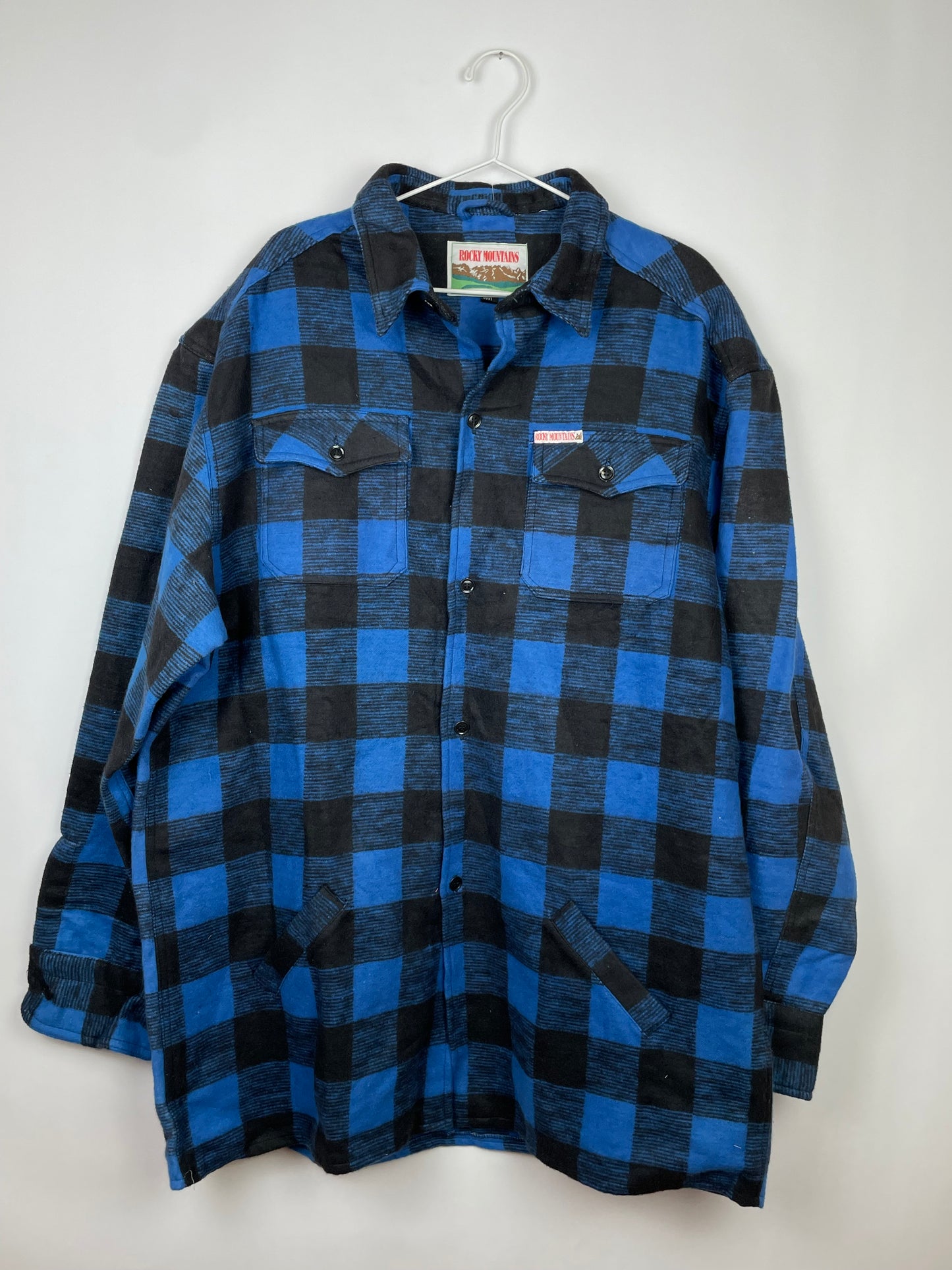 Vintage Rocky Mountains Flannel Shirt